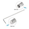 Unique Bargains Heat-treated Chrome Vanadium Alloy Steel Long Arm Hex Key Wrench - 4 of 4