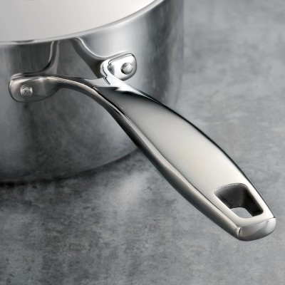Tramontina 4-Quart Stainless Steel Tri-Ply Sauce Pan with Lid