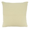 Saro Lifestyle Down Filled Striped Throw Pillow with Tufted Design, 20", Black - 2 of 3