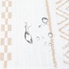 Washable Area Rug - Soft, Low-Pile, Non-Shedding Vintage Distressed Carpet for Indoor Spaces, Blue - 3 of 4