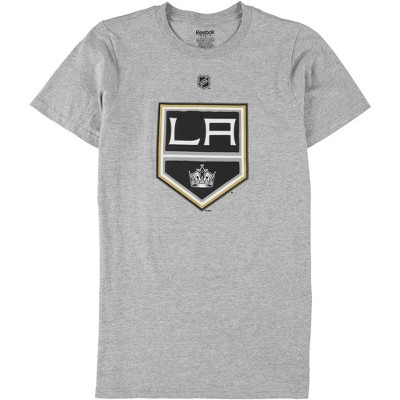 Reebok Mens LA Kings Logo Graphic T-Shirt
