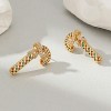 Christmas Stud Earrings with Festive Designs, Hypoallergenic Holiday Jewelry. - 4 of 4