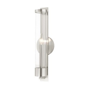 Livex Lighting Castleton 1 - Light Sconce in  Brushed Nickel - 1 of 1