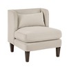 Corduroy Upholstery Modern Accent Chair with Foam Seat, Reversible Cushions, Removable Cover and Pillow - 3 of 4