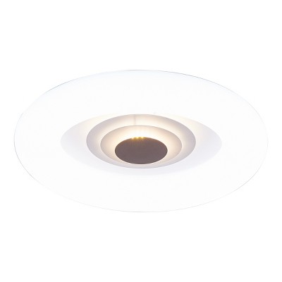 Dewdrop Modern LED Flush Mount Ceiling Light ¨C Round Acrylic Fixture for Bedroom Kitchen Hallway