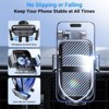 Itopfox 3-in-1 Car Phone Holder with Strongest Suction & Stable Clamp Arm, 360° Adjustable Mount for All Car Models and Smartphones, Black - 4 of 4