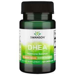 Swanson Dhea - Higher Potency 50 mg 120 Caps. - 1 of 2