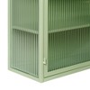 NicBex 28" Modern Wall Cabinet with (Woven) Glass Doors,Wall Mounted Bathroom Cabinet with 3 Shelves,Storage Cabinet for Living/Bath/Dining Room - 4 of 4