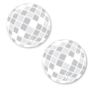 Big Dot of Happiness Disco Ball - DIY Shaped Groovy Hippie Party Cut-Outs - 24 Count - 1 of 4