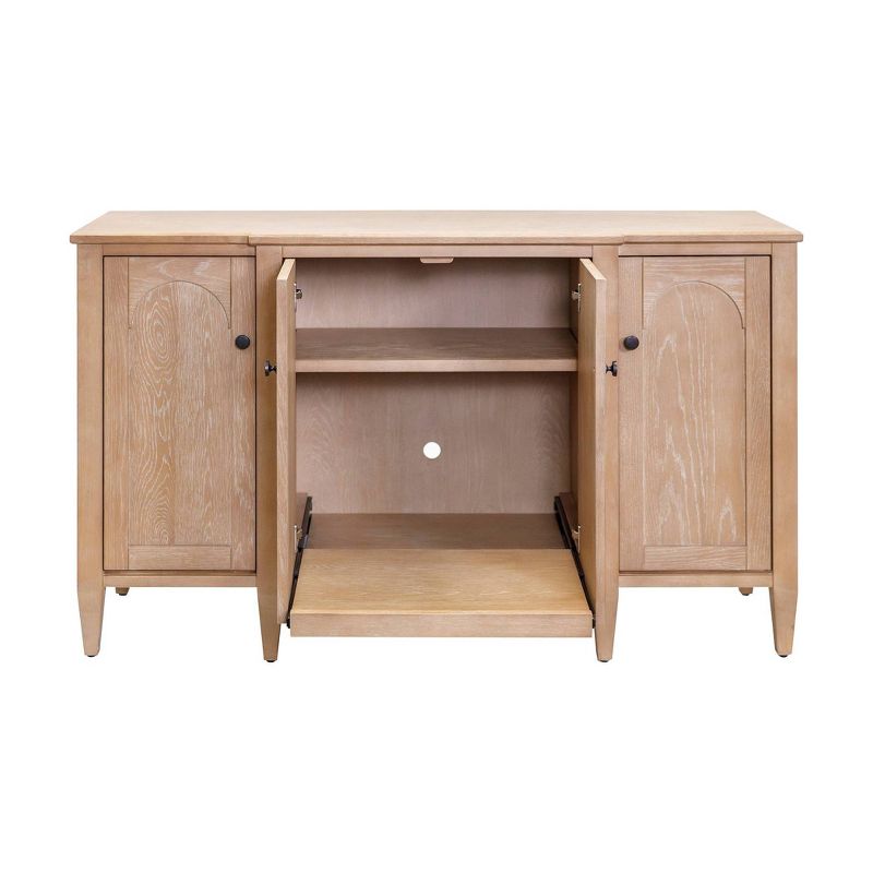 Modern Wood Console Laurel Collection Light Brown - Martin Furniture, 4 of 12
