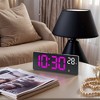 REGALWOVEN Voice Wake-Up Alarm Clock Dual Alarms 6.8"L x 0.9"W x 2.6"H1 Pc - 2 of 4