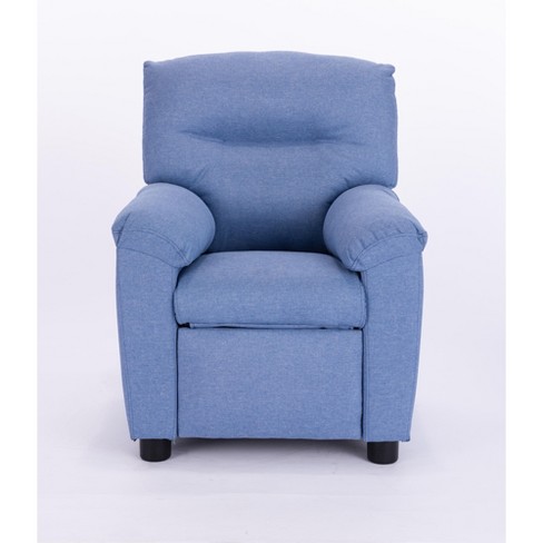 Fc Design Manual Recliner With Overstuffed Cushions And Pillow Top