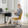 NicBex Adjustable Height Armless Home Office Desk Chairs with Universal Wheels for Work Study Vanity - 2 of 4