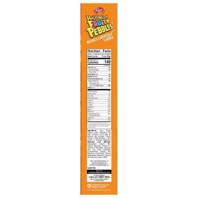 Post Halloween Fruity Pebbles Breakfast Cereal - 18.5oz