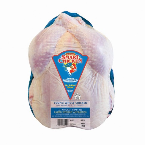 Smart Chicken Young Whole Chicken - 3.6-5lbs - Price Per Lb : Target