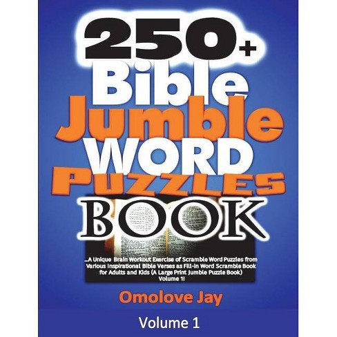 250 Bible Jumble Word Puzzle Book Bible Jumble Word Book By Omolove Jay Paperback - 