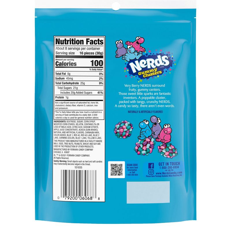 Nerds Candy Gummy Clusters - 8oz, 4 of 13