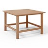 WestinTrends Malibu Kids 5-Piece HDPE Outdoor Square Patio Dining Table and Chairs Set - 4 of 4