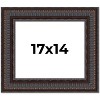 PosterPalooza | 3.5" Wide Ornate Brown Picture Frame - UV Acrylic, Backing Board, Hanging Hardware Included - 2 of 4