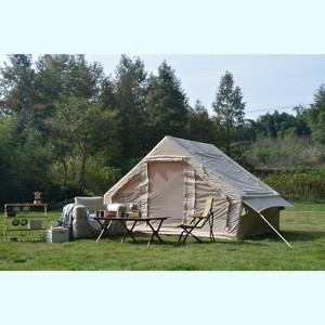 PAGED 9.8 x13ft Camping Tent Inflatable Camping Tents with Mesh and Chimney Window for Fishing, Car Camping, Hiking, Mountaineering - 1 of 4