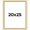 PosterPalooza | Simple Gold Picture Frame - UV Acrylic, Foam Board Backing, Hanging Hardware - 2 of 4