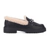 Fashion To Figure Women's Ida Loafer with faux fur - Wide width - 2 of 4