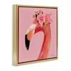Stupell Industries Floral Flamingo Pink Portrait, 18" x 18" - 3 of 4