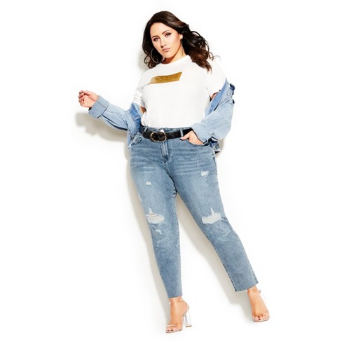 Ripped Jeans Plus Size : Target