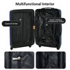 KTMBDW Luggage sets of 7 Piece 20 24 28 IN Carry on Luggage sets 3 piece Hardcase Luggage Suitcase Set with Wheels - 4 of 4