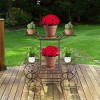 Sorbus Garden Cart Stand & Flower Pot Plant Holder Display Rack, 6 Tiers- Perfect for Home, Garden, Patio (Bronze) - 2 of 4