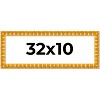 PosterPalooza | 32x10 Bamboo Picture Frame, UV Acrylic, 4 Finishes - Brown, Black, Gold, and Natural - 2 of 4