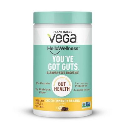 Vega You've Got Guts Protein Powder - Choco Cinnamon Banana - 14.3oz