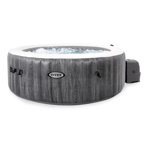 Intex Purespa Plus 6 Person Portable Inflatable Round Hot Tub Spa With 170  Bubble Jets And Built In Heater Pump : Target