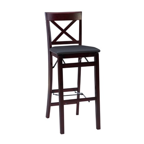 Nucleus Series Cafe-Height Stool with ilira-Stretch M4 Back, Supports Up to  300 lb, Black Seat/Back, Platinum Base - Office Express Office Products