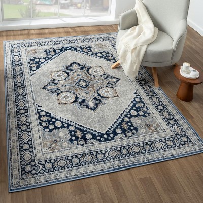 Luxe Weavers Medallion Indoor Ivory
