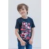 Marvel Avengers Spidey and His Amazing Friends Hulk Iron Man Spider-Man Miles Morales 4 Pack T-Shirts Little Kid to Little Kid - 2 of 4