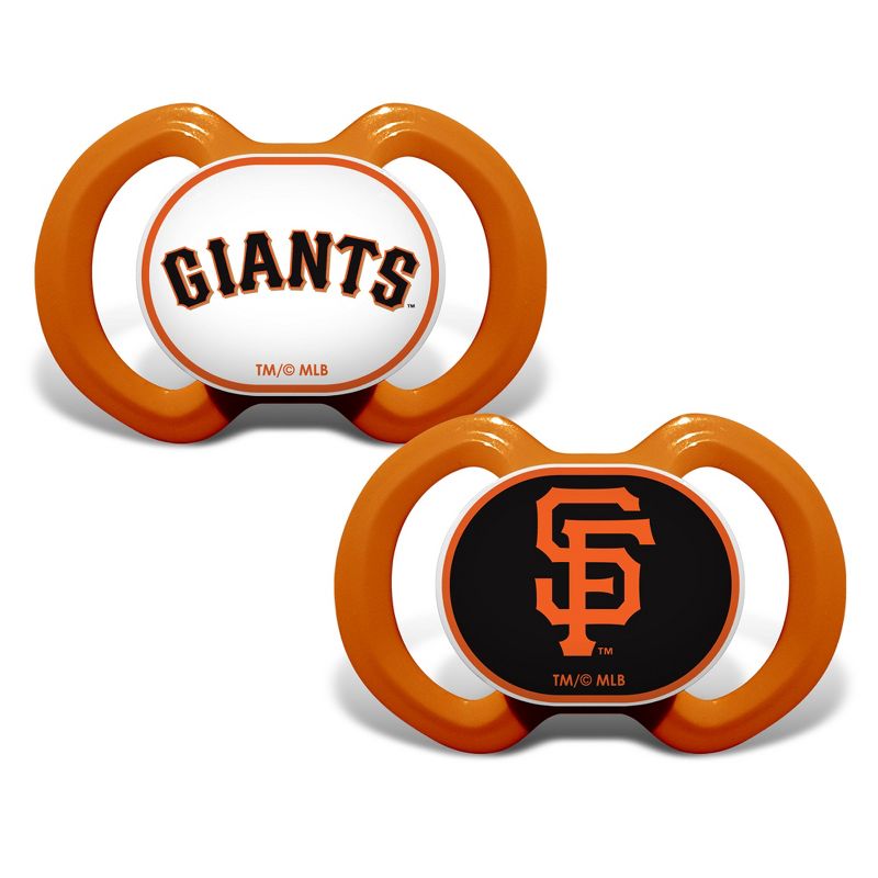 BabyFanatic Officially Licensed Pacifier 2-Pack - MLB San Francisco Giants, 1 of 8