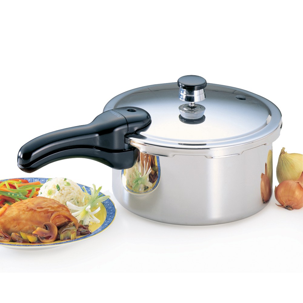 4-quart Stainless Steel Pressure Cooker