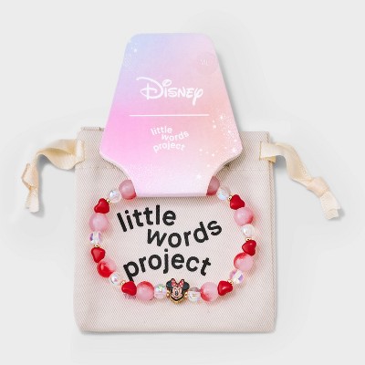 Little Words Project Minnie Stacker Beaded Bracelet - Red Polka Dot