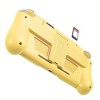 Insten Protective Case with 2 Game Slots Holder & Stand for Nintendo Switch Lite - Shockproof & Anti-Scratch Cover Accessories, Yellow - 2 of 4