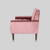 Harnett Tufted Velvet Loveseat Light Pink - Christopher Knight Home - 4 of 4