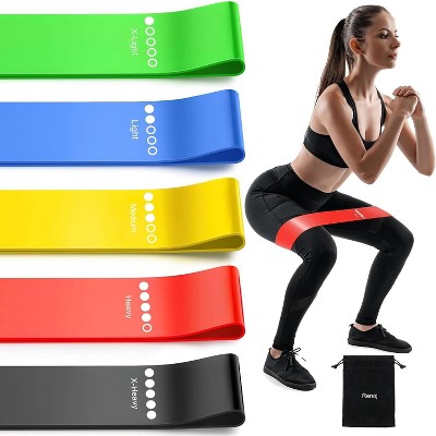 5 Pack Resistance Bands for Working Out, Elastic Exercice Loop Bands