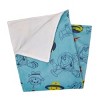 NoJo Disney Toy Story Aqua, Lime and Orange Buzz Lightyear Super Soft Cuddly Plush Baby Blanket - 3 of 4