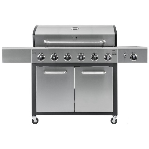 Kenmore 6-burner Xl Grill With Side Propane Gas Burner Pg-40611s0l : Target