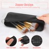 Unique Bargains Travel Silicone Makeup Brush Bag 1 Pc - 3 of 4