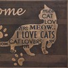The Lakeside Collection Welcome Cat Lover Rubber Doormat - 2 of 2
