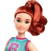 Barbie Fashionistas Doll #232 with Red Hair, Jersey Top and Pleated Purple Skirt - 3 of 4