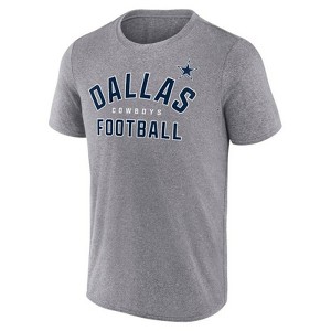 NFL Dallas Cowboys Men's Gray Short Sleeve Athleisure T-Shirt - 1 of 3
