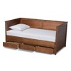 Twin to King Thomas Expandable Daybed with Storage Drawers - Baxton Studio - 2 of 4