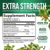 Organic Ashwagandha Capsules 2100mg Supplement w/ Black Pepper Root Powder - 180 Capsules By Nature's Nutrition - 2 of 4